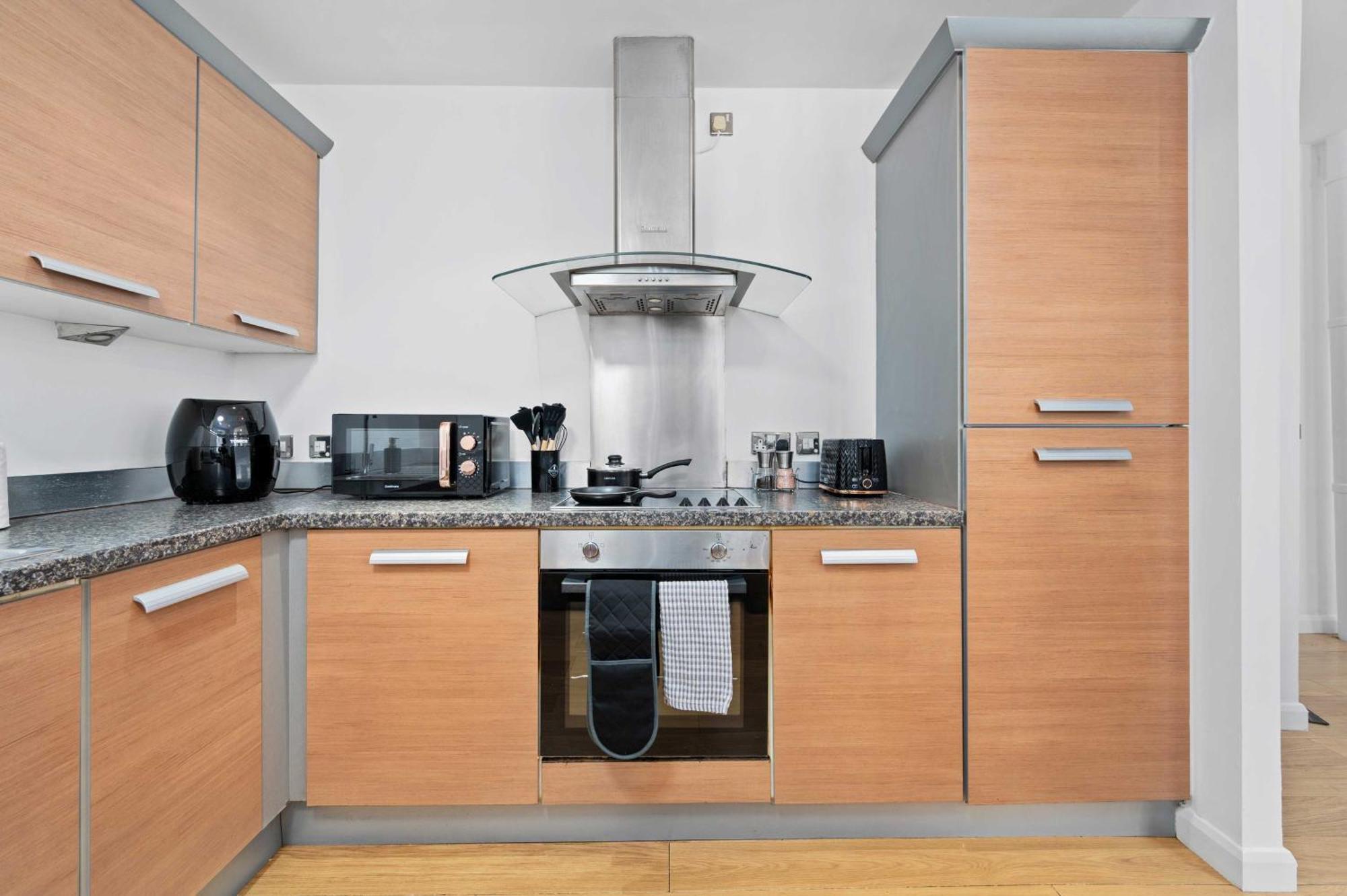 Apartment Modern 2bed Northern Quarter, Long Stays, Contractors Manchester